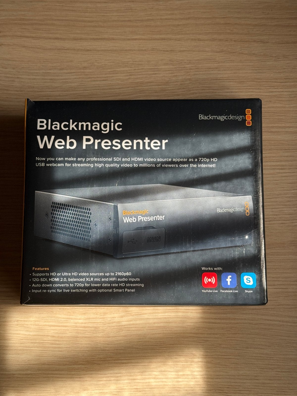 Blackmagic Web Presenter - SDI/HDMI naar USB Webcam, Ophalen of Verzenden, Zo goed als nieuw, Video