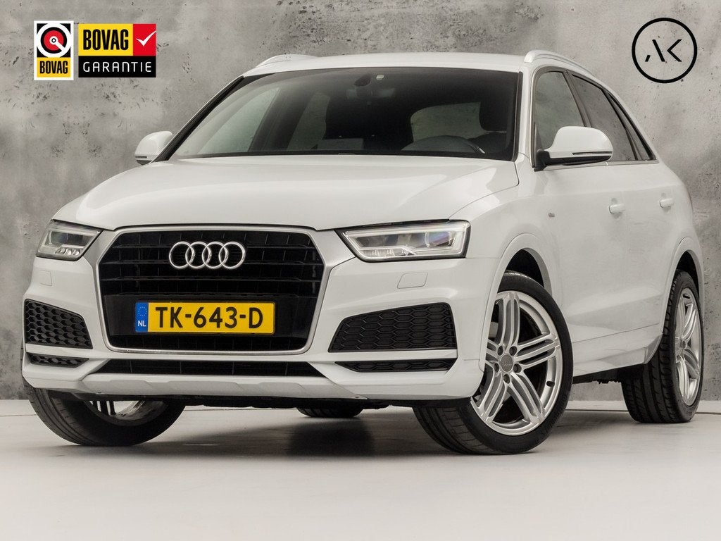Audi Q3 1.4 TFSI S-Line Sport 150Pk Automaat (2X S-LINE, NAV, 12 maanden, 1380 kg, 4 cilinders, Leder en Stof