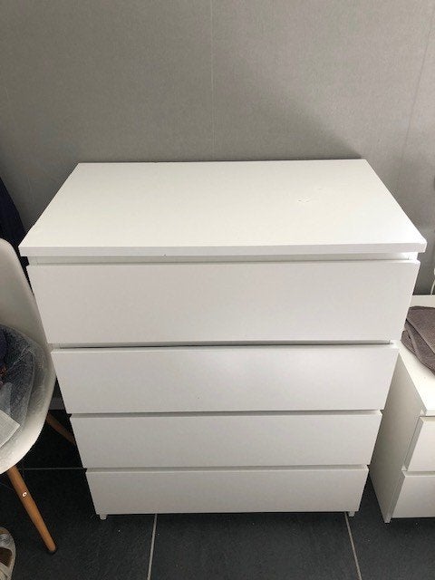 ladenkast ikea malm, Huis en Inrichting, Kasten | Ladekasten, Ophalen, Gebruikt, 50 tot 100 cm, 3 of 4 laden