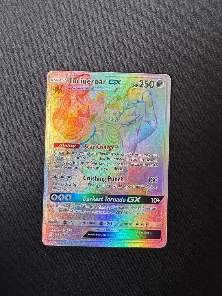 Incineroar gx 188/181 - Team Up, Ophalen of Verzenden, Nieuw, Losse kaart