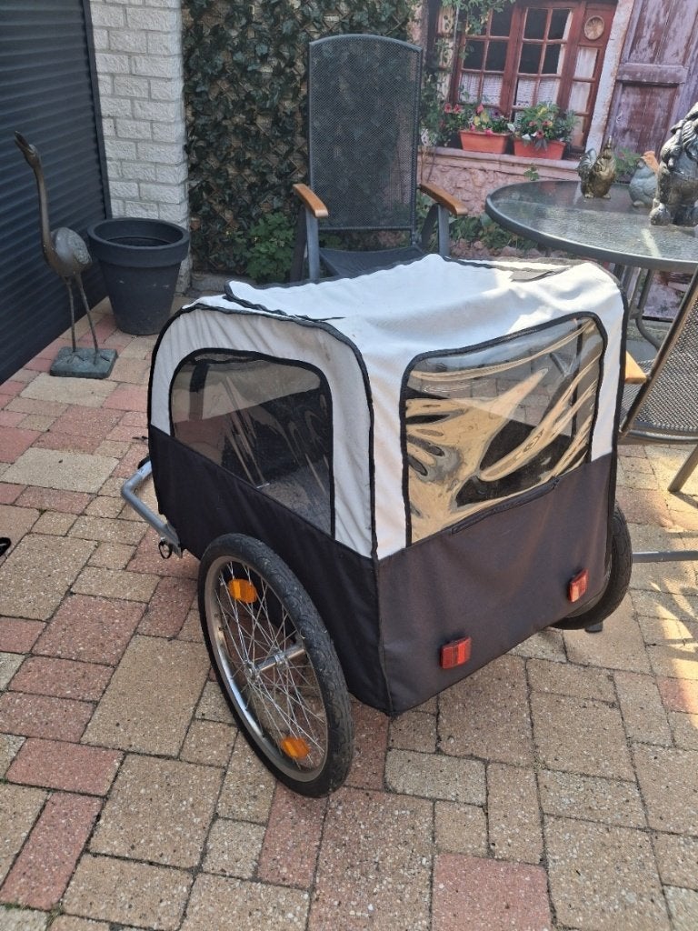 fiets aanhanger, Ophalen, Opvouwbaar, Zo goed als nieuw, Aanhangfiets