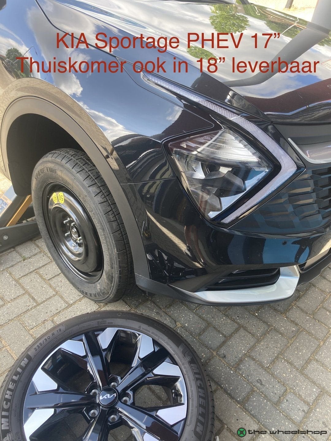 Thuiskomer Reservewiel KIA Niro EV3 Sportage Stonic 15 - 18, Gebruikt, -, Banden en Velgen, Ophalen of Verzenden