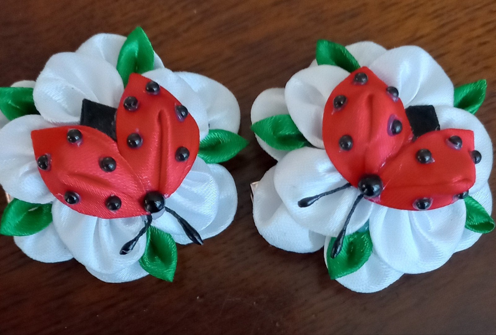 Schattige lieveheersbeestje haarclips (set van 2), Ophalen of Verzenden, Nieuw