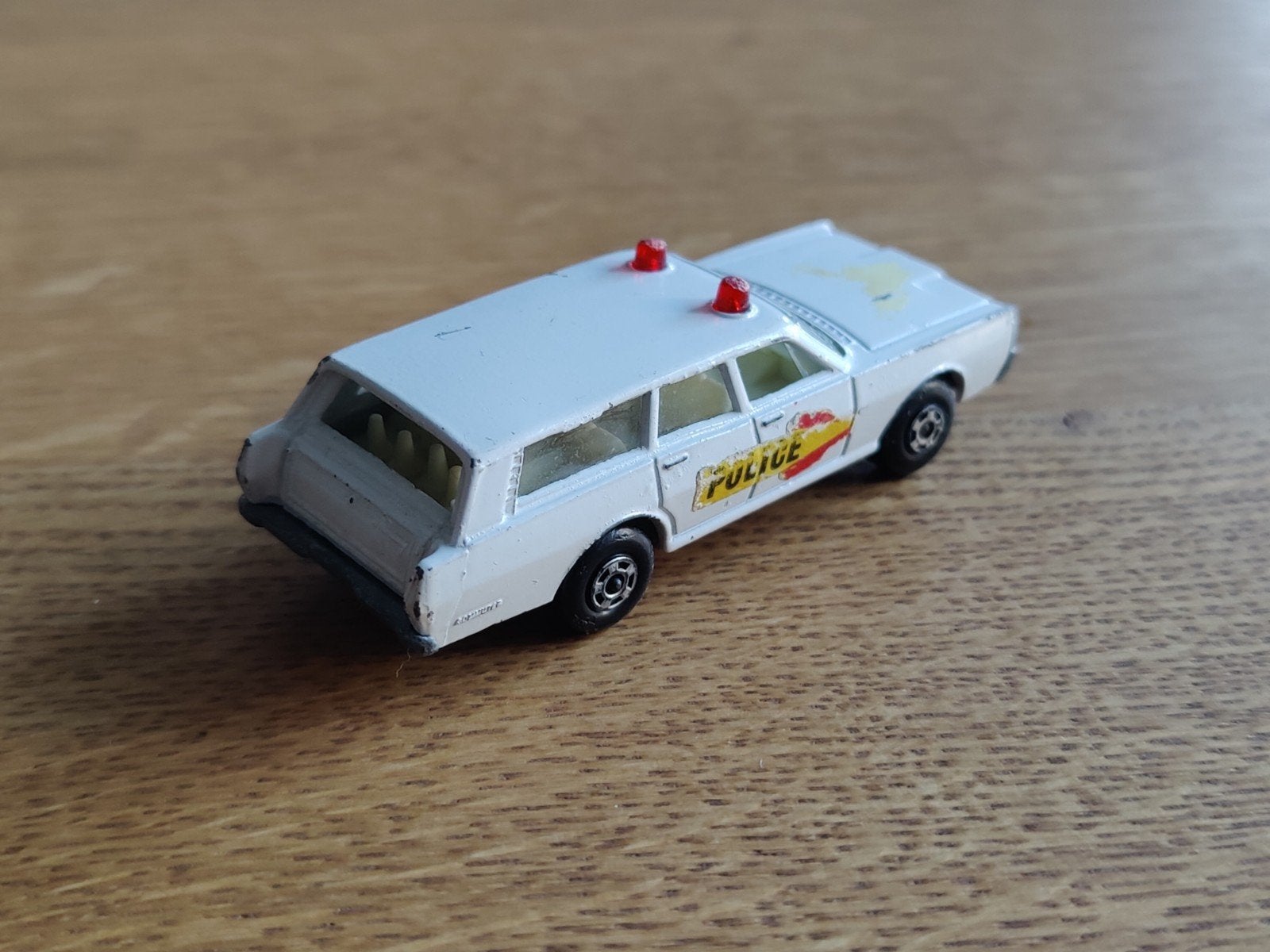 Matchbox Mercury Commuter Police WIT, Ophalen of Verzenden, Zo goed als nieuw, Auto