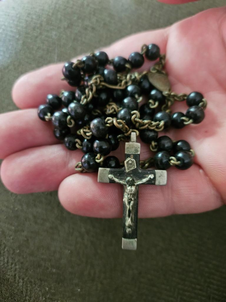 Antieke Rozenkrans uit de jaren '20 - Lourdes, Ophalen of Verzenden