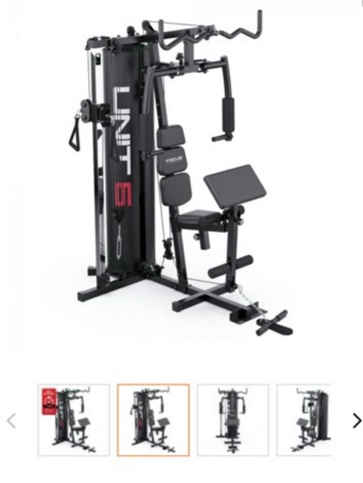 Home Gym – Focus Fitness Unit 6 – NIEUW in doos!, Sport en Fitness, Ophalen, Nieuw, Rug, Overige typen