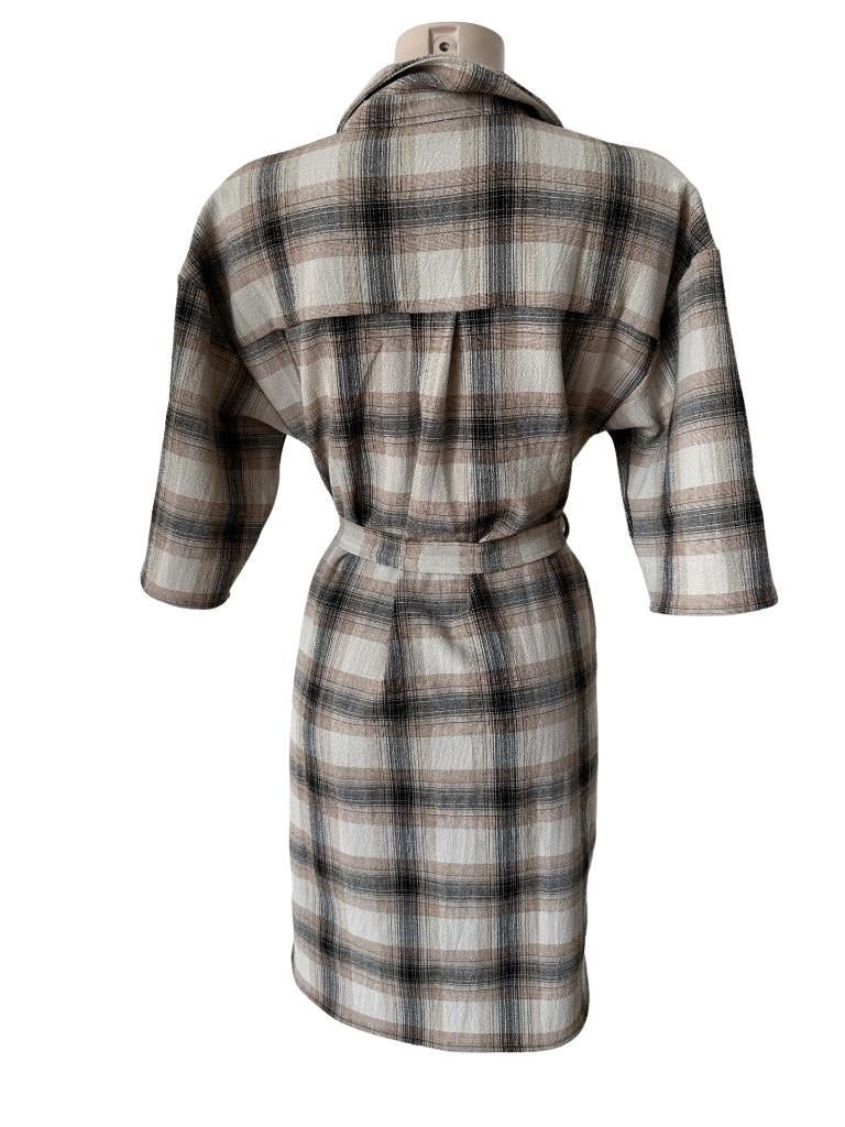 Modstrom jurk S, Kleding | Dames, Jurken, Ophalen of Verzenden, Zo goed als nieuw, Grijs, Onder de knie