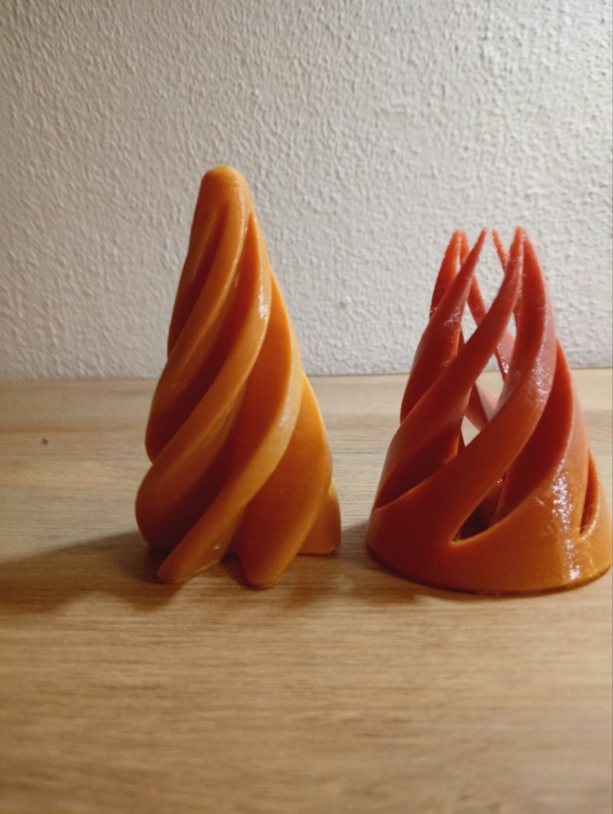3d fischer spinner oranje en greel antiestrés!!!, Abstract, Oranje, Handgemaakt, Ophalen of Verzenden