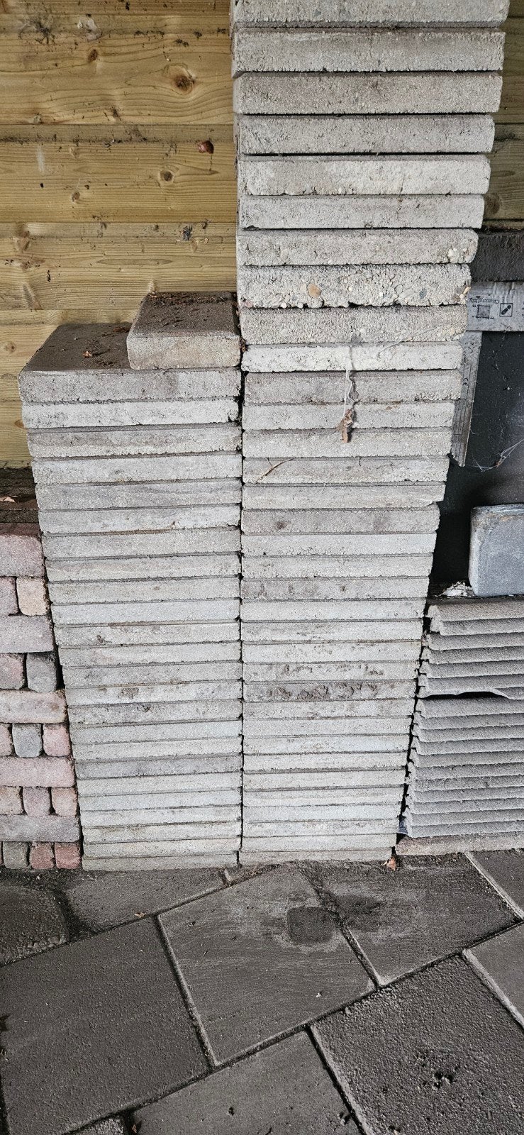 58 stoeptegels 30x30, Ophalen, Keramiek, 20 tot 40 cm, Minder dan 5 m²