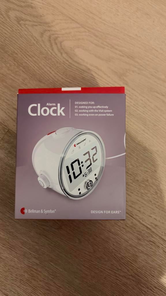 Bellman & Symfon Alarm Clock - Wekker met trilfunctie, Ophalen of Verzenden, Nieuw, Digitaal
