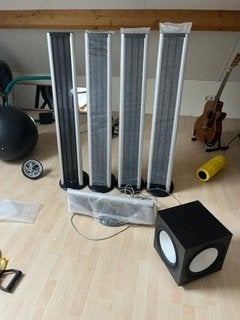 Electrostatic speakers cinema surround, 70 watt of meer, Nieuw, 5.1-systeem, Overige spelers