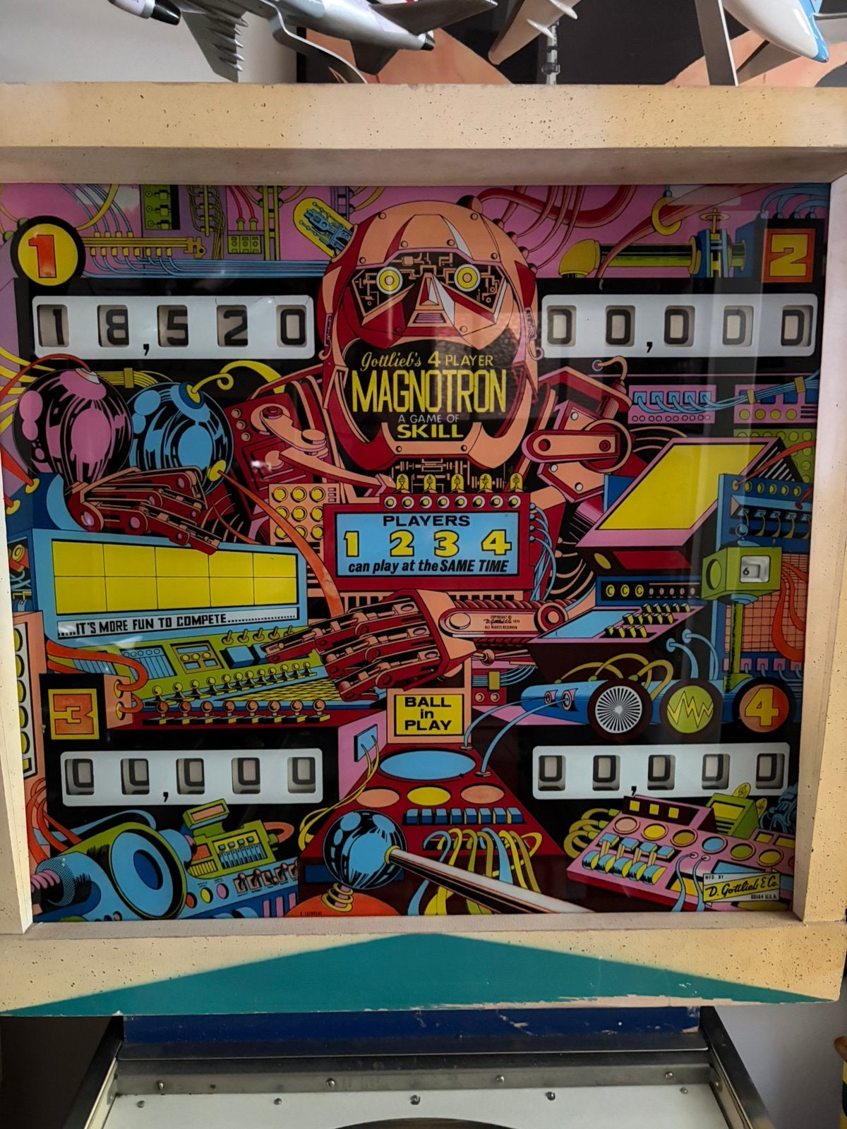 Magnotron pinball, Ophalen, Gebruikt, Mechanisch, Gottlieb