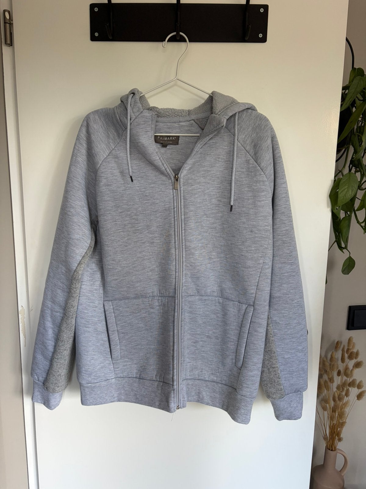 Dik grijs vest Primark maat L, Ophalen, Zo goed als nieuw, Maat 38/40 (M), Grijs
