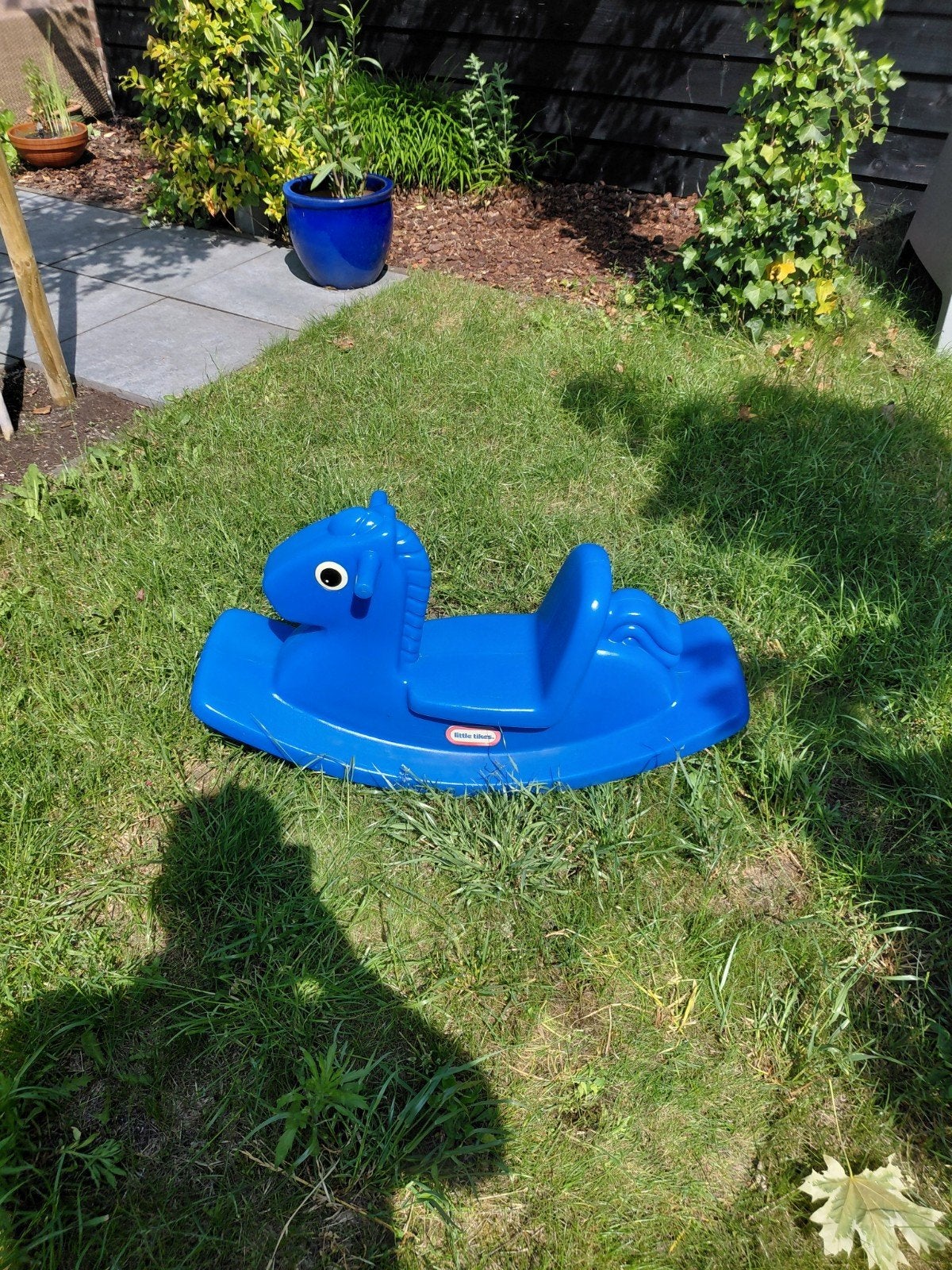 Little Tikes Blauw Schommelspeelgoed Paard, Kinderen en Baby's, Ophalen, Gebruikt, Jongen of Meisje