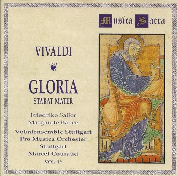 VIVALDI Gloria stabat mater CD COURAUD VANGUARD, Ophalen of Verzenden, Barok, Gebruikt, Overige typen