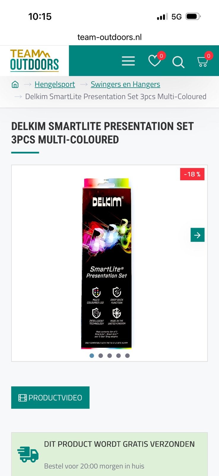 Delkim smartlite, Ophalen of Verzenden, Zo goed als nieuw, Overige typen