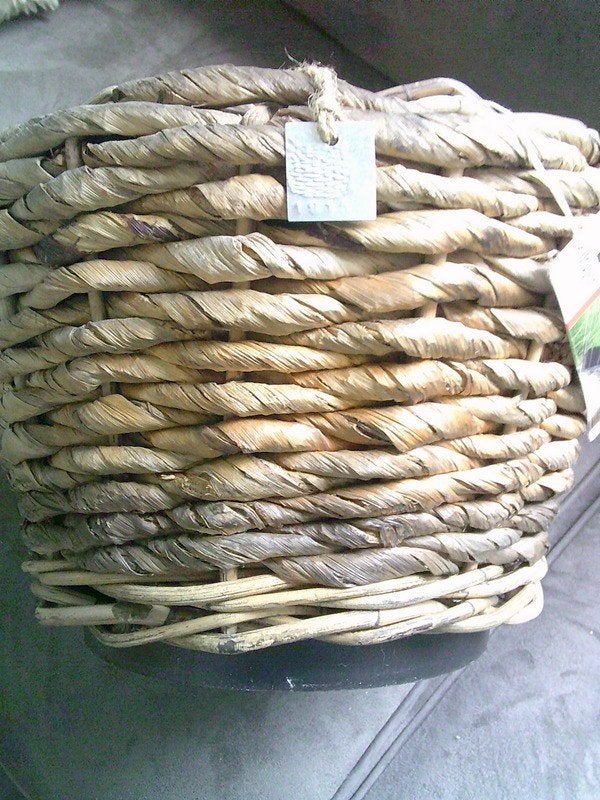 Drypot NIEUWE bloemenmand/pot Abaca Bananenblad, Tuin en Terras, Bloempotten, Overige materialen, Rond, Ophalen of Verzenden, Binnen