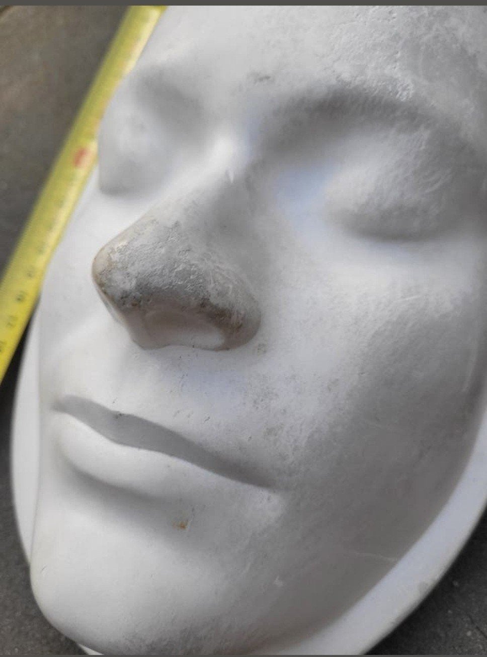 Doden masker 2 Death mask- is gestempeld - Rariteitenkabinet, Ophalen of Verzenden