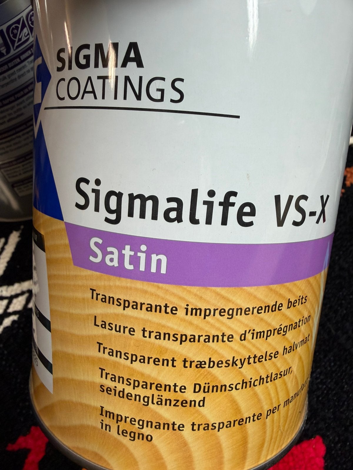 Sigma Sigmalife VS-X transparante kleurloze beits 1liter, Ophalen of Verzenden, Nieuw