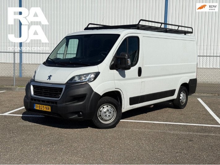 Peugeot Boxer 330 2.0 BlueHDI L2H1 Pro BTW Airco Navi Cruise, Auto's, Voorwielaandrijving, Stof, Gebruikt, Euro 6