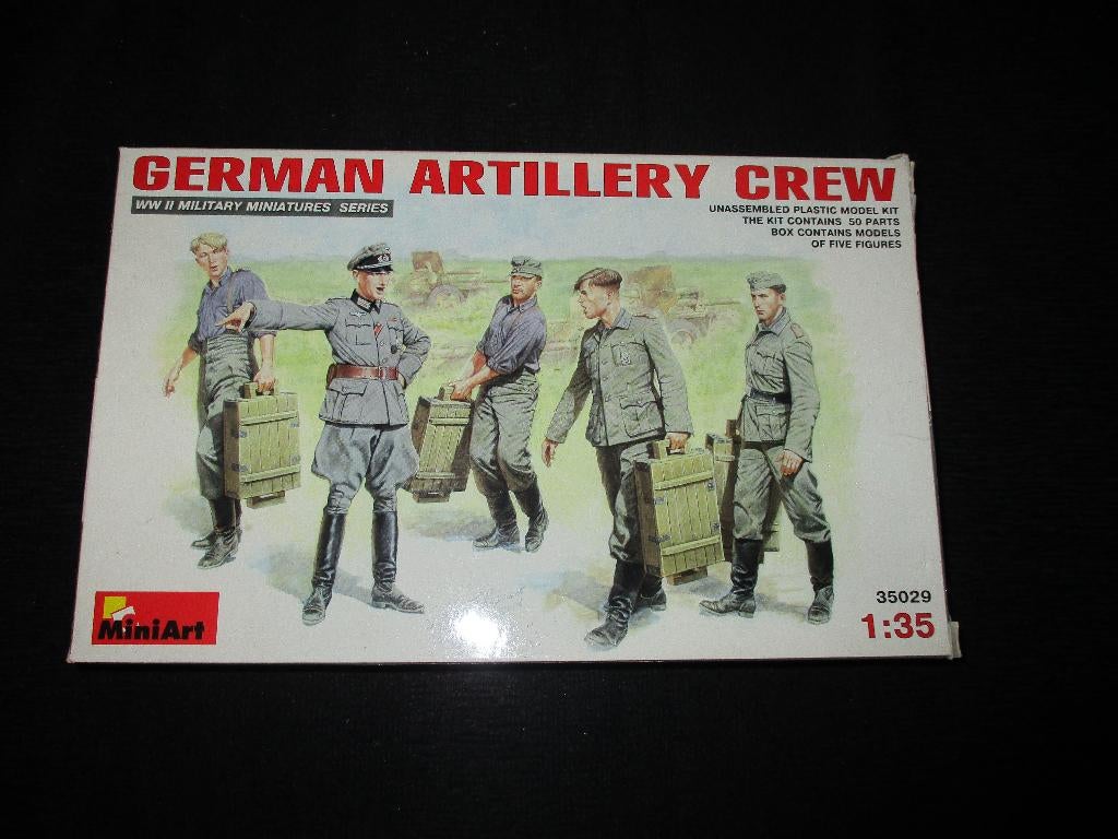 H-246,MINIART 1-35,NO,35029,German Artillery Crew, Ophalen of Verzenden, Nieuw, 1:35 tot 1:50