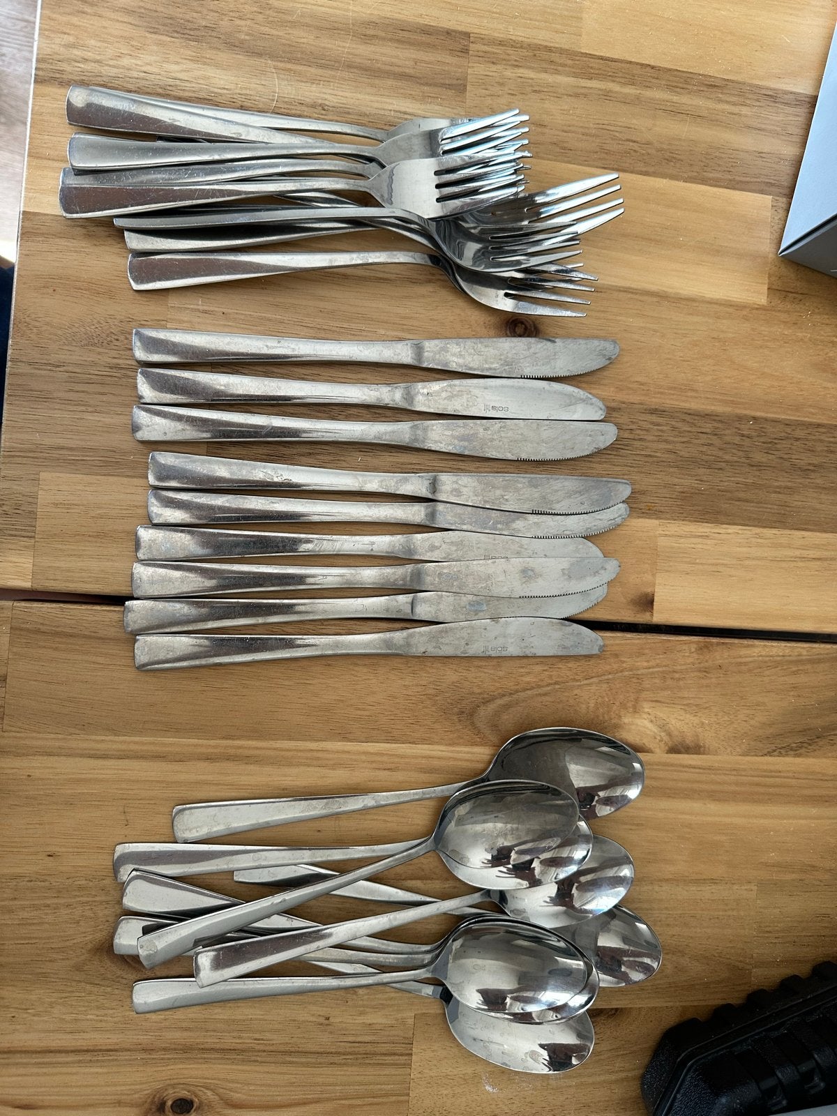 Sola Bestekset - 9 vorken, 9 messen, 9 lepels, Gebruikt, Sola, Bestekset, Overige typen
