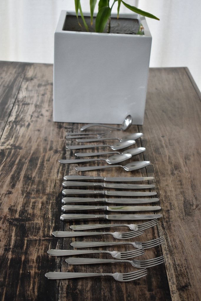 Gero Zilmeta 573 Stropdas diner set voor 6 personen, Gebruikt, Gero, Bestekset, Ophalen of Verzenden