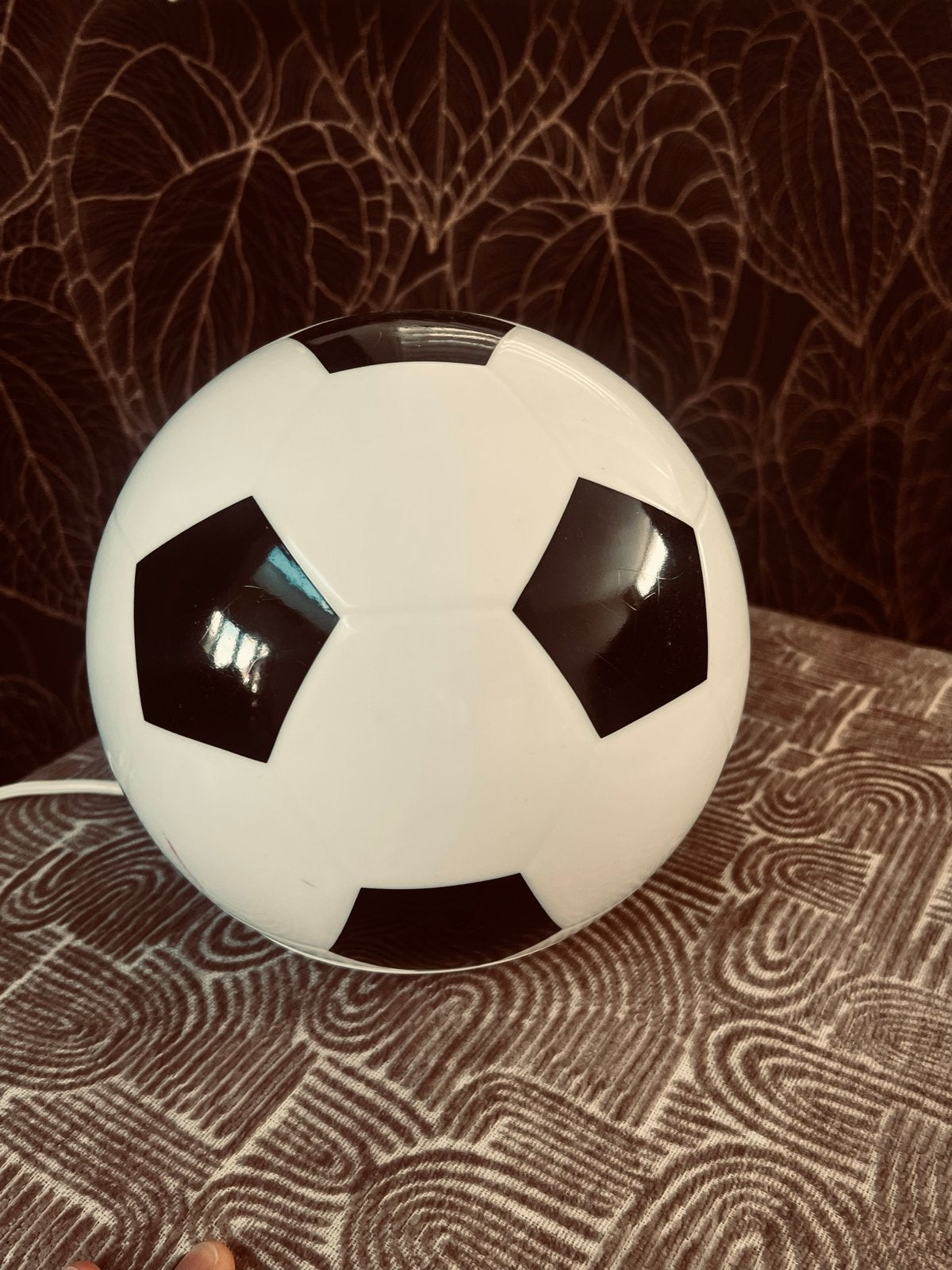 Voetbal Nachtlamp - Perfect voor de kinderkamer, Ophalen of Verzenden, Zo goed als nieuw, Kunststof, Wit