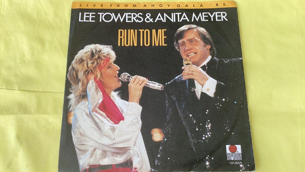 Lee Towers &  Anita Meyer.  Run to me., Ophalen of Verzenden, Zo goed als nieuw, Pop