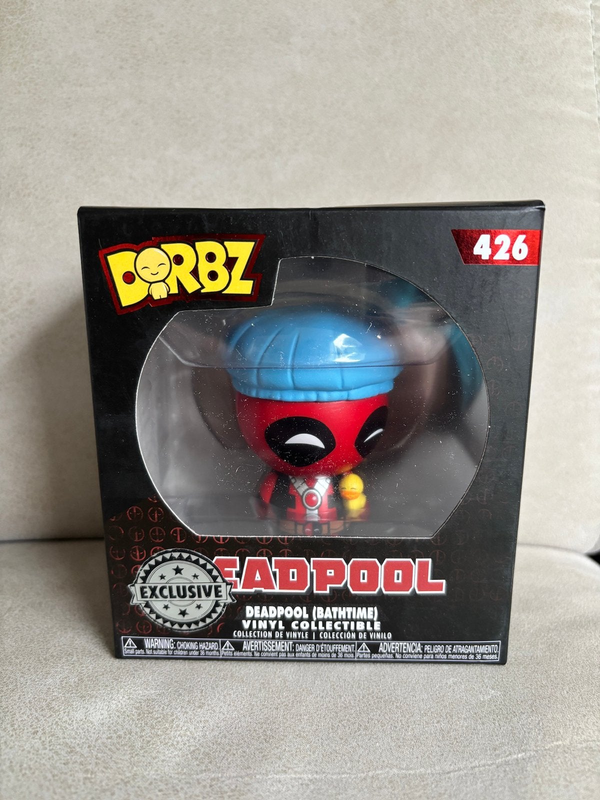 Funko pop! Dorbz deadpool bathtime exclusive #426 – nieuw, Ophalen of Verzenden, Nieuw