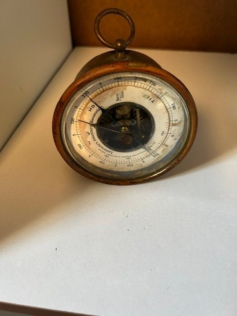 Antieke Lambrecht's Holosteril Barometer, Ophalen of Verzenden, Gebruikt