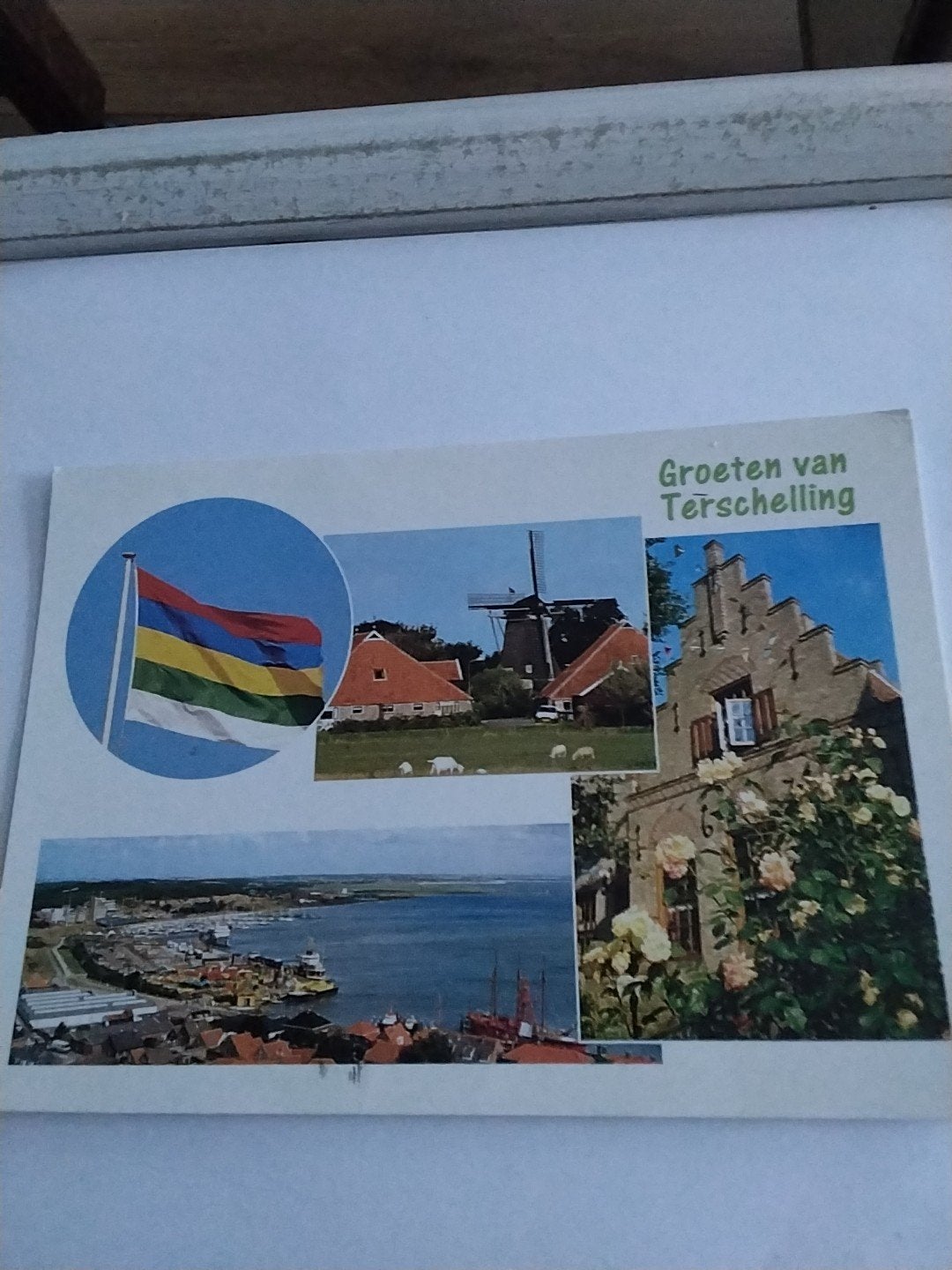 Ansichtkaart Groeten van Terschelling - Gelopen, Ophalen of Verzenden, 1980 tot heden, Gelopen, Waddeneilanden