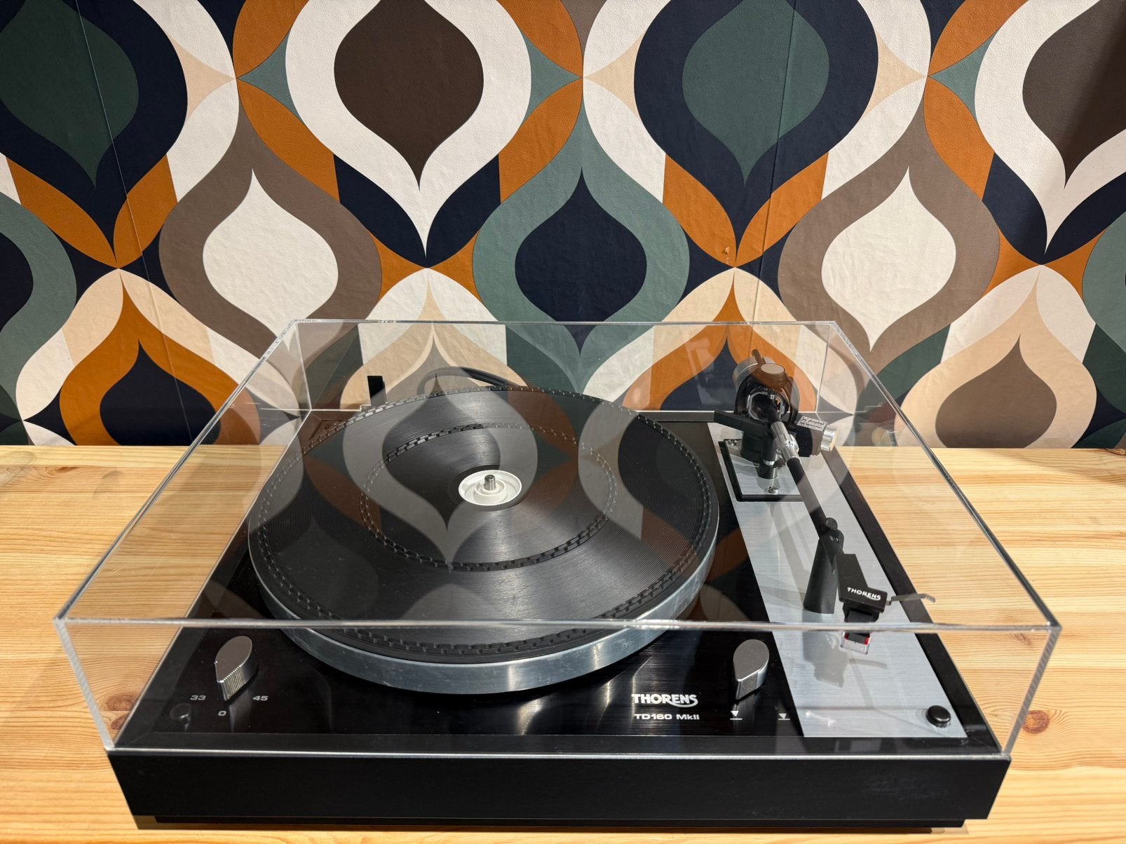 Thorens TD 160 MkII, AT VMN40ML, nieuwstaat garantie, Ophalen, Contact@vintageaudiobreda.nl, Thorens, Thorens