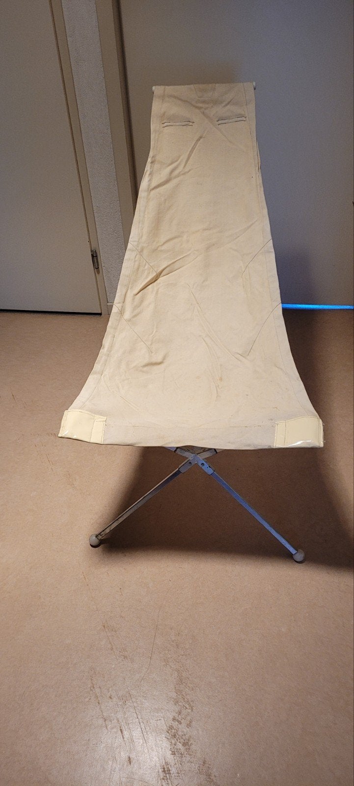 Retro Campingstoel/Ligbed - Opvouwbaar voor Camper/Caravan, Ophalen, Gebruikt, Campingstoel