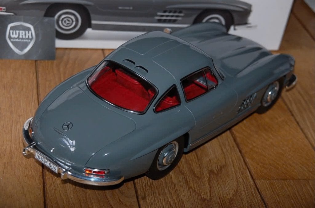 1:12 MERCEDES 300 SL GULLWING grey Norev LTD 500 pcs WRH, Hobby en Vrije tijd, Modelauto's | 1:5 tot 1:12, Verzenden, Zo goed als nieuw