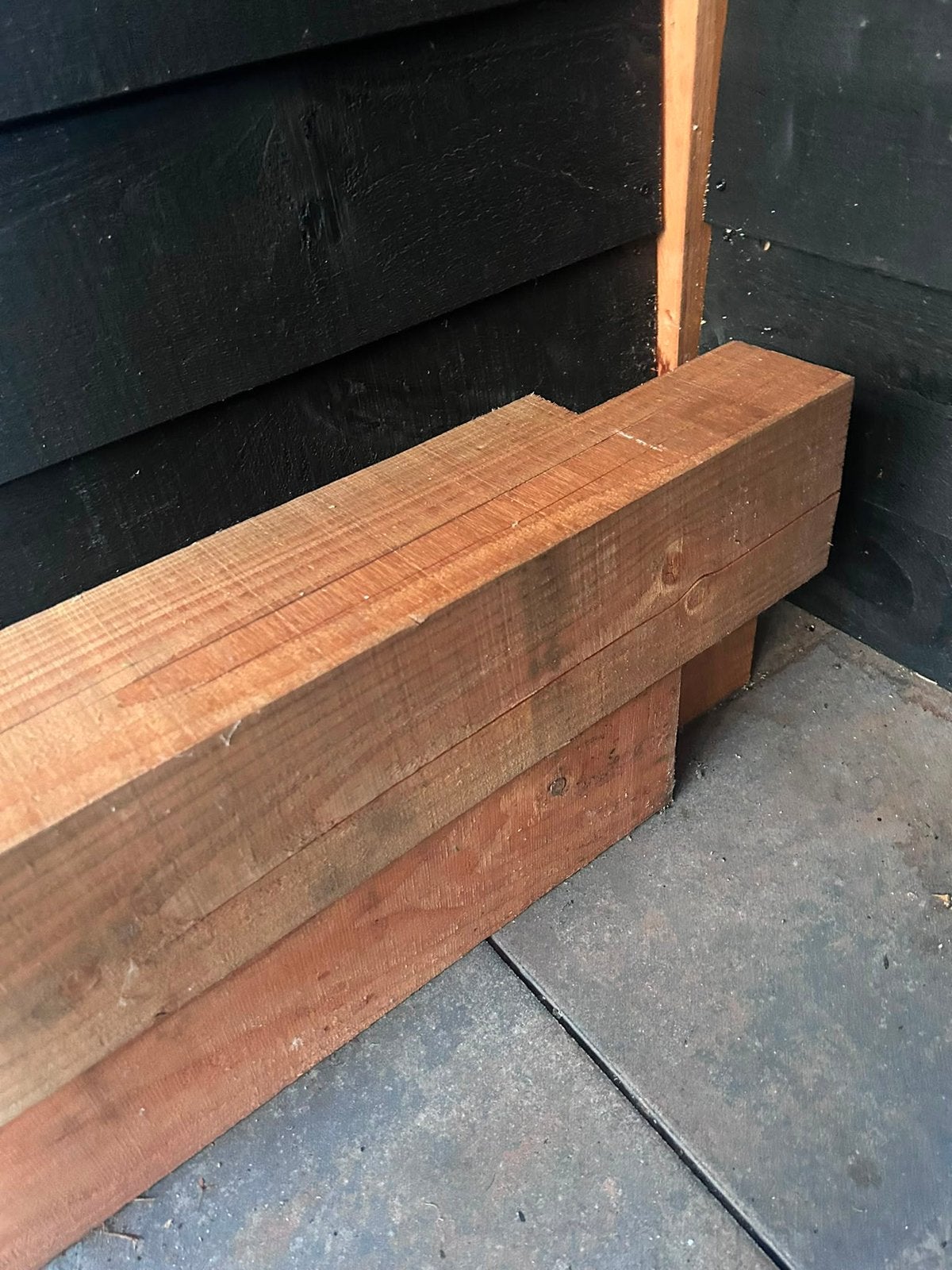 Douglas Houten Staanders 15x15x248 cm – Nieuw & Stevig, Ophalen, Nieuw, Veranda