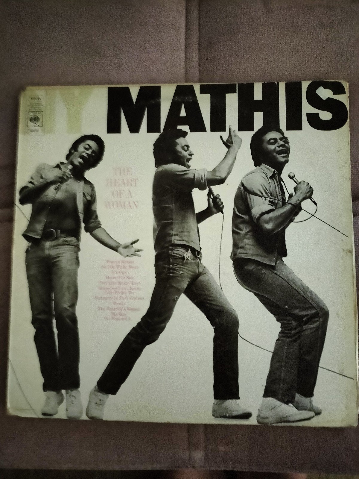 Johnny Mathis - The Heart of a Woman LP (1974), LP, Gebruikt, 12 inch, Verzenden