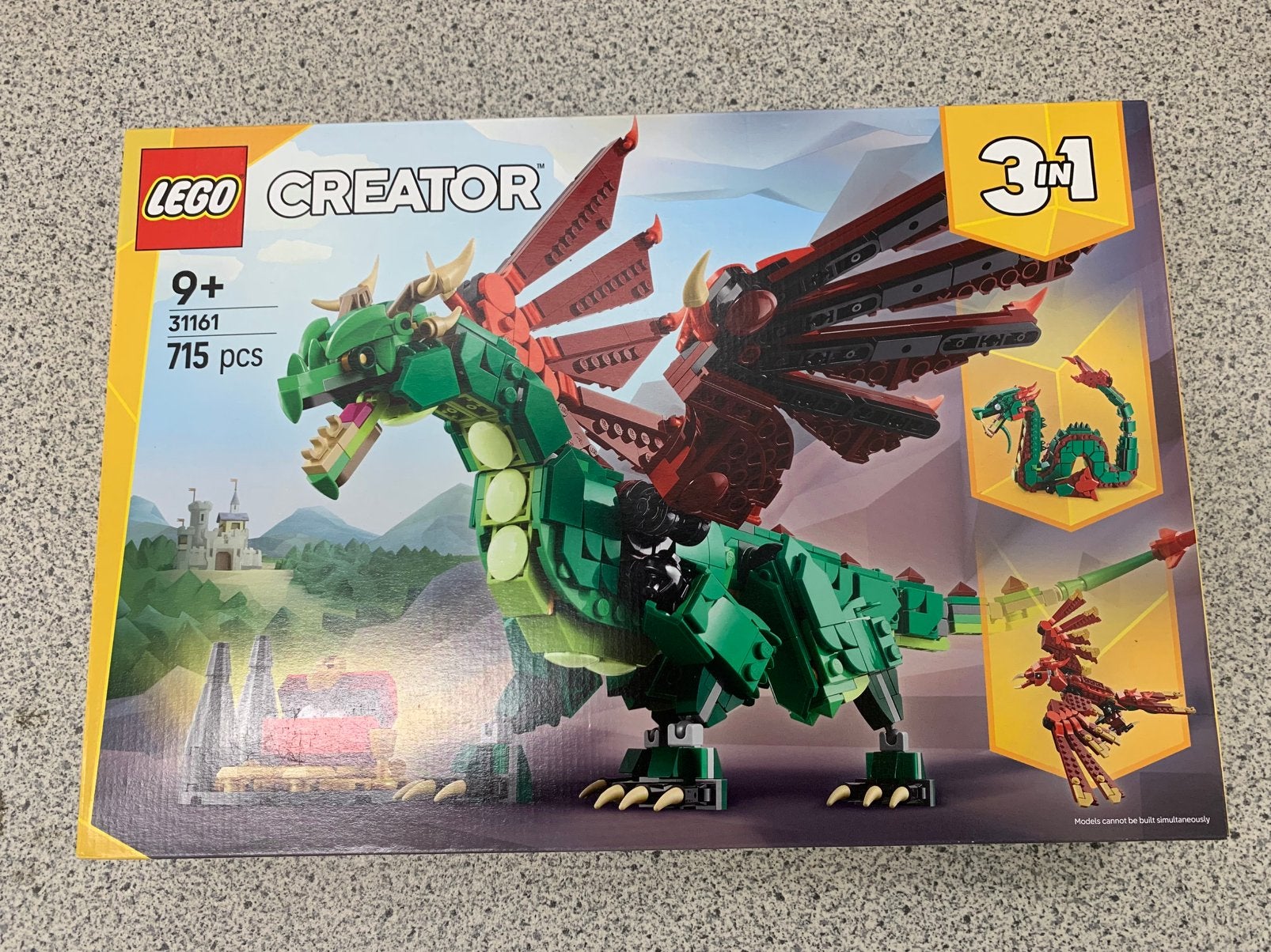 Lego creator draak 31161 nieuw, Ophalen of Verzenden, Nieuw