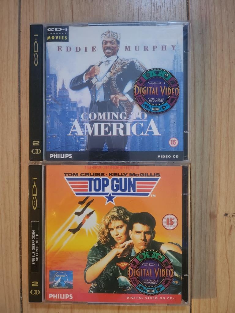 Coming to America & Top Gun CD-i films, Ophalen of Verzenden