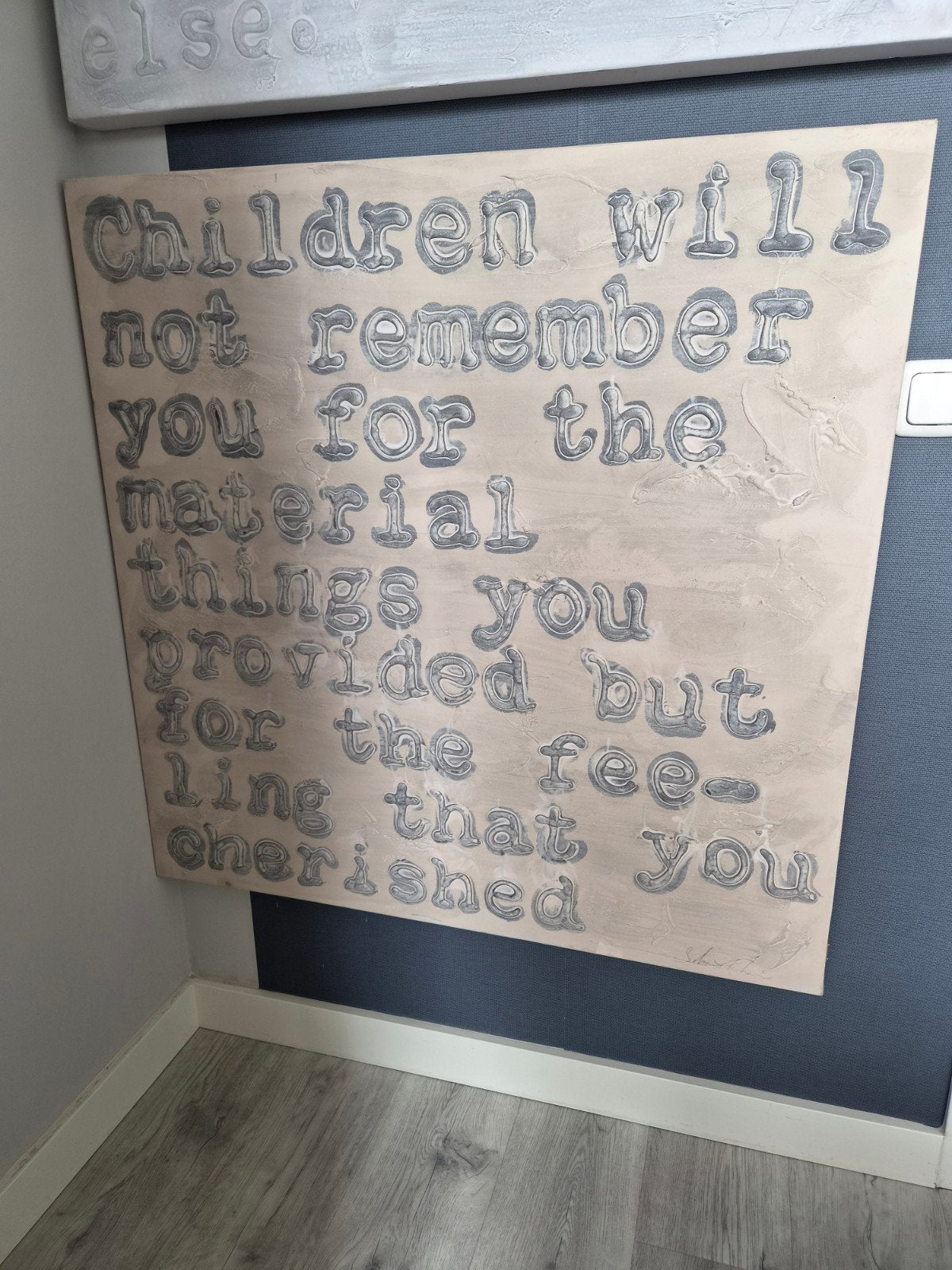 Sabine Kleiren schilderij - children, Huis en Inrichting, Woonaccessoires | Schilderijen, Tekeningen en Foto's, Ophalen, Zo goed als nieuw