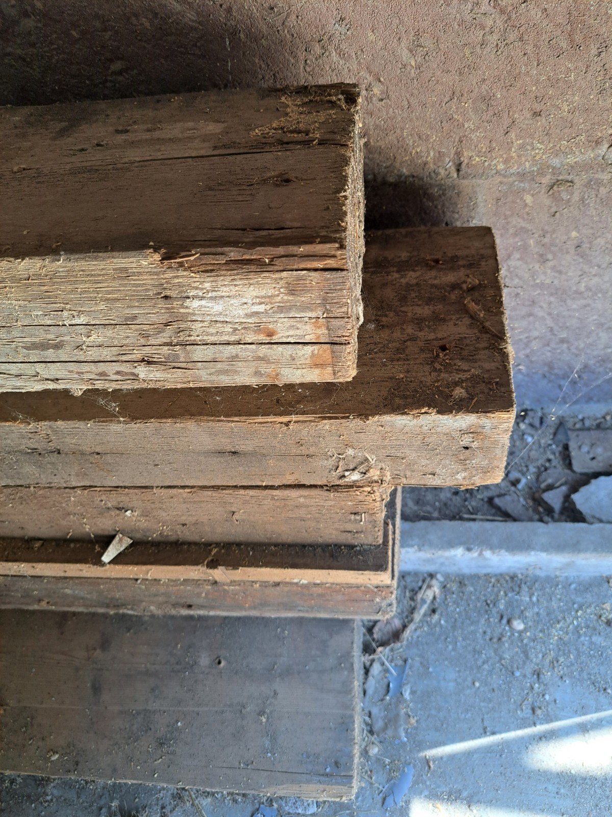 Gebruikte houten balken voor diverse projecten, Doe-het-zelf en Verbouw, Hout en Planken, Gebruikt, Balk, Grenen, 300 cm of meer