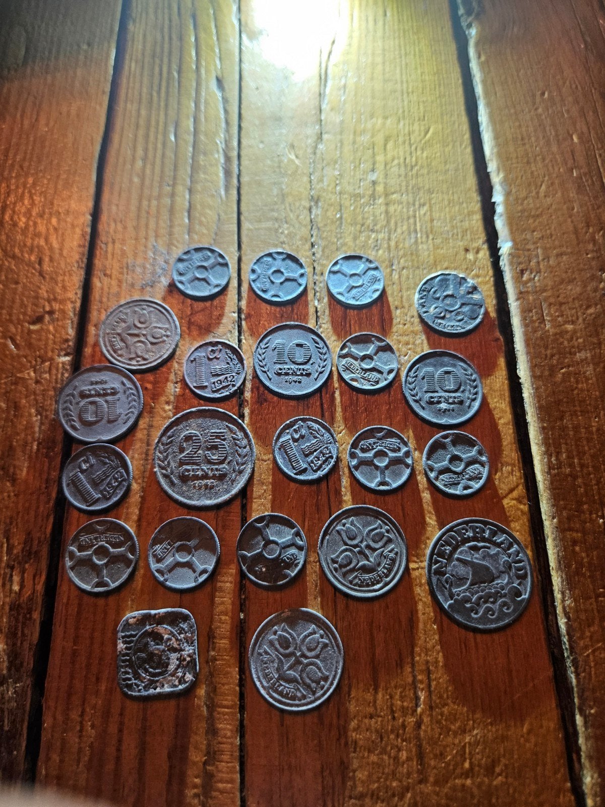 lotje wo2 oorlog munten van Nederland, Verzamelen, Ophalen of Verzenden, Nederland