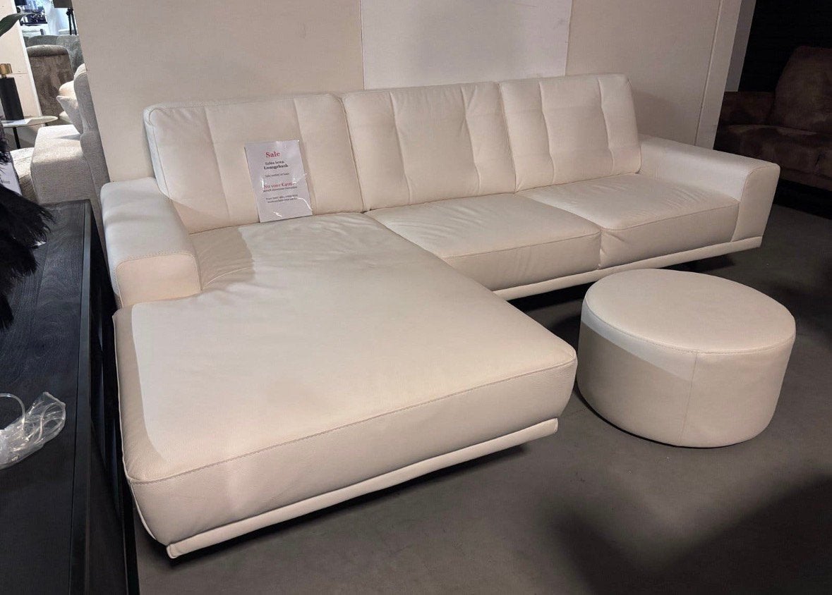 loungebank echt leer