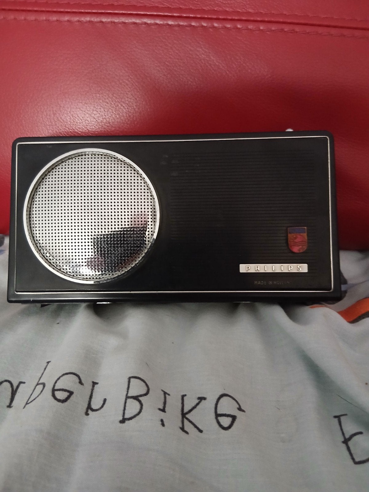 vintage  draagbare phillips  zl 2x10T jaren 60 compleet., Ophalen of Verzenden