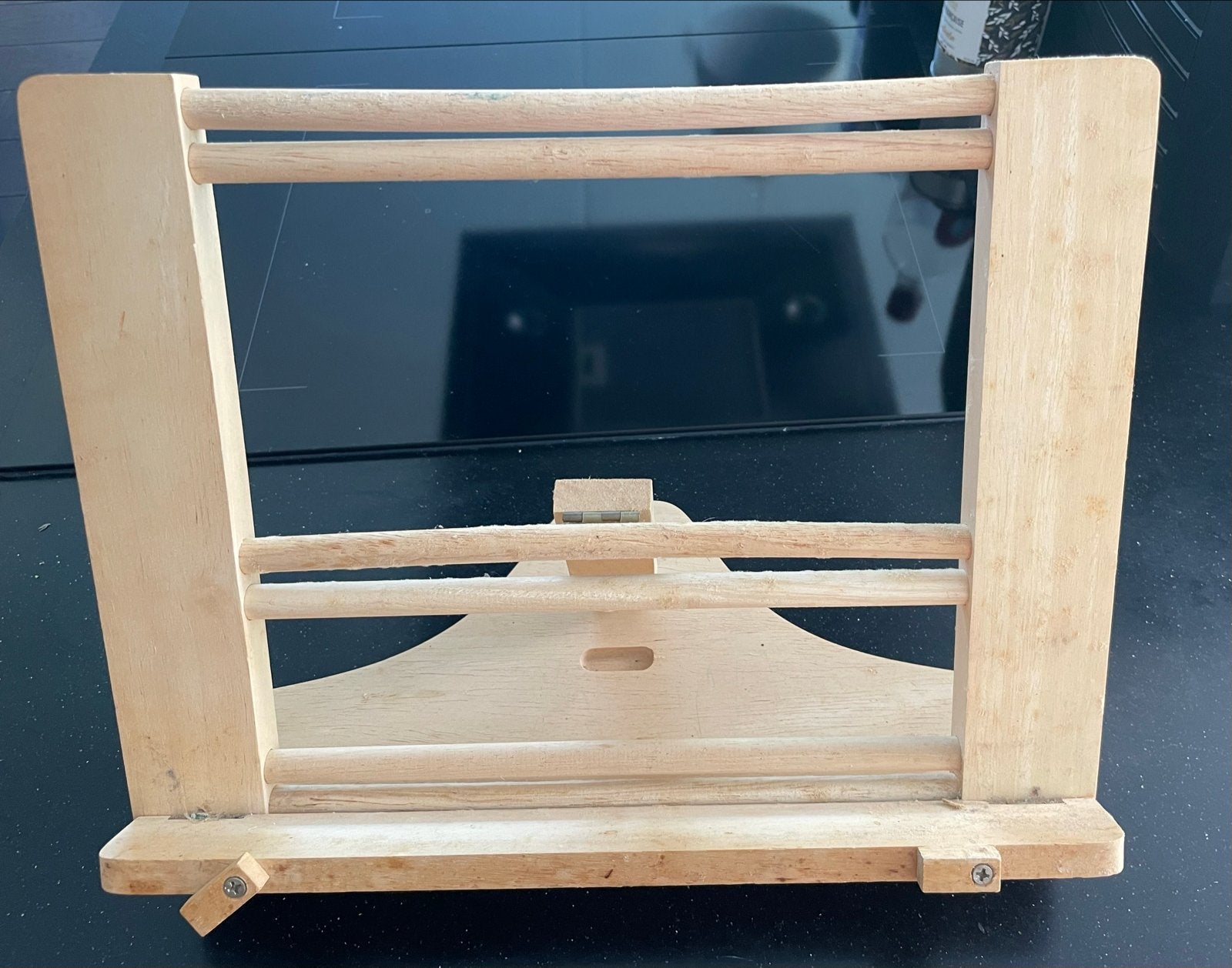 Houten kookboekstandaard - Gebruikt, Huis en Inrichting, Hout, Gebruikt, Ophalen of Verzenden, Landelijk