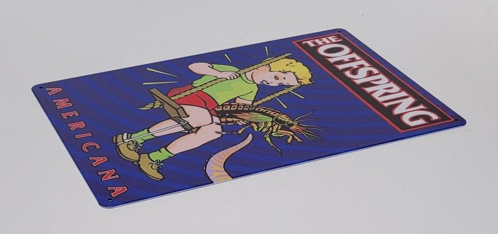 The Offspring Americana reclamebord van metaal wandbord deco, Info@deconoord.nl, Deco Noord, Nieuw, Ophalen of Verzenden