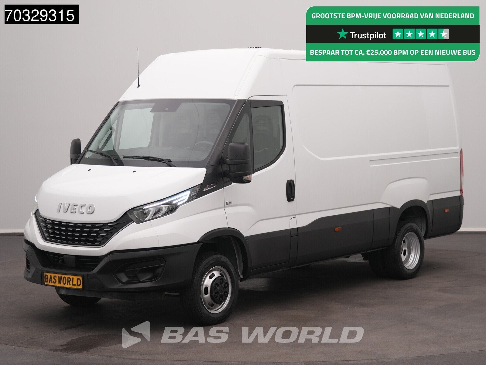 Iveco Daily 50C18 3.0L Automaat L2H2 Dubbellucht 3,5t Trekha, Auto's, Bestelauto's, Automaat, Stof, Gebruikt, Euro 6