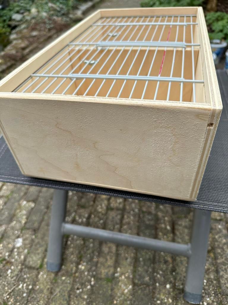 Transportkooi voor vogels, Ophalen of Verzenden, Zo goed als nieuw, Hout