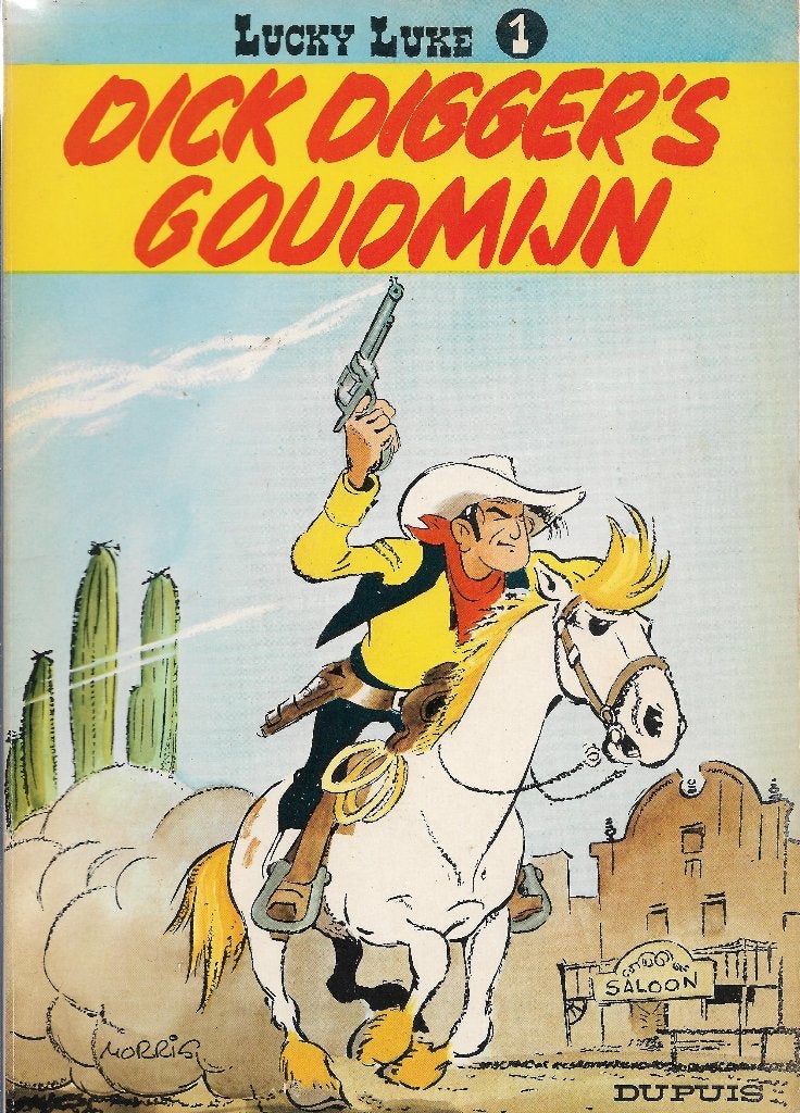 Lucky Luke Albums uit de reeks Dupuis, 21 albums, Boeken, Meerdere stripboeken, Ophalen of Verzenden, Gelezen