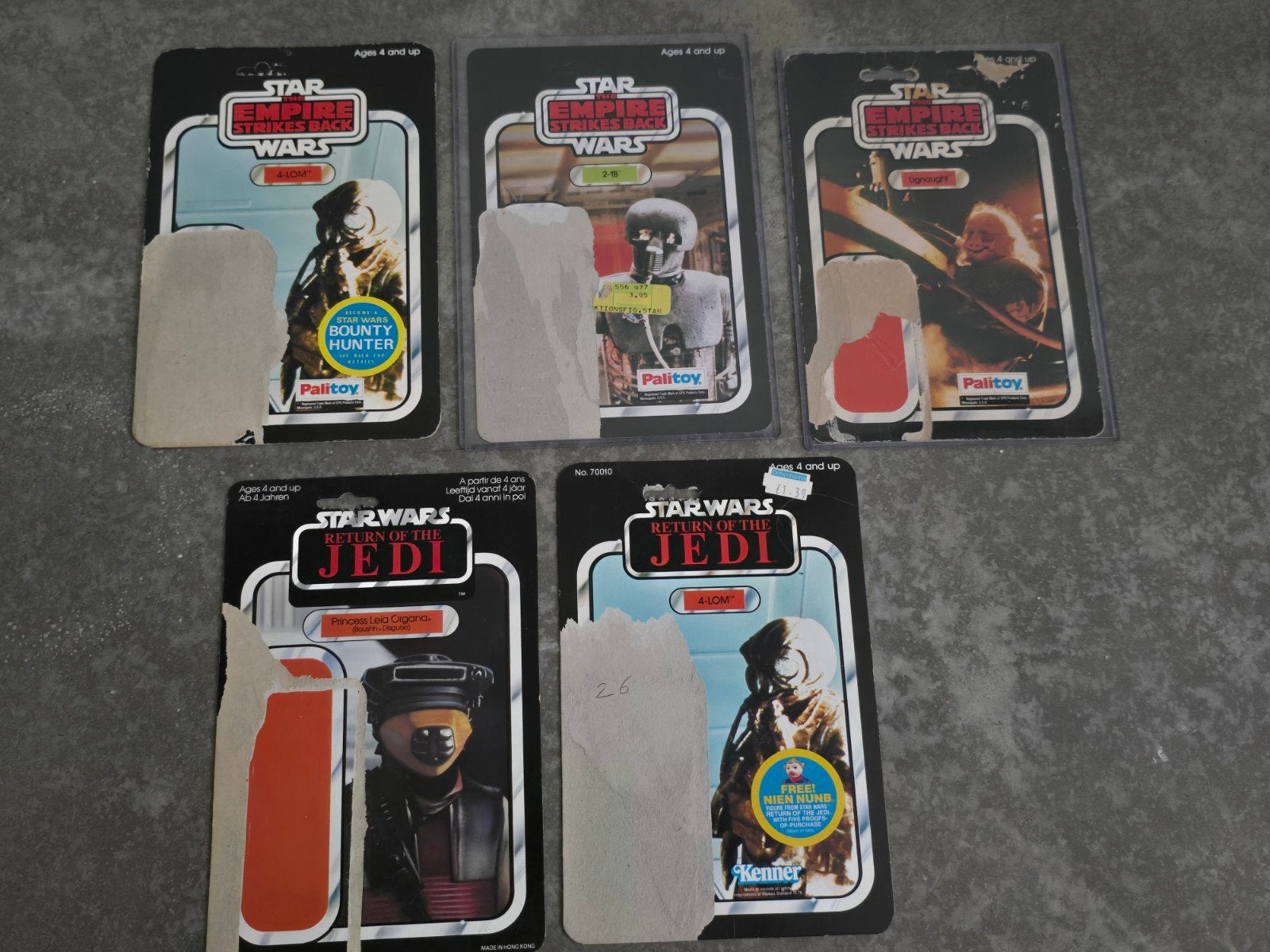 Star Wars Vintage Palitoy Cardbacks, Verzamelen, Star Wars, Ophalen of Verzenden